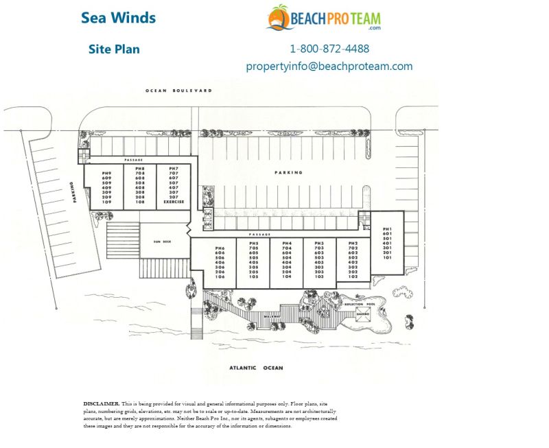 Sea Winds Site Plan